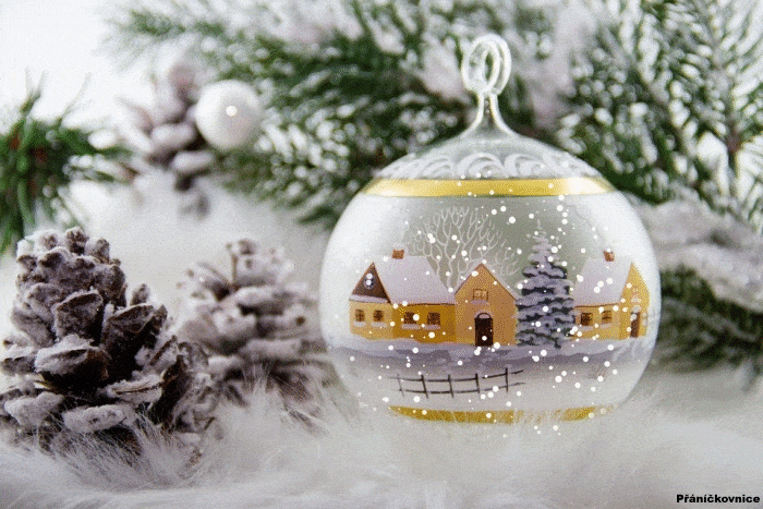 Vánoční-pohyblivé-obrázky-gify-ke-stažení-Sněžící-ozdoba » 777cz.eu